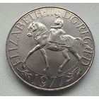 Великобритания 25 пенсов, 1977 Cеребряный юбилей царствования Елизаветы II   3-3-1