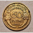 1937 год 50 сантим Франция