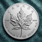 Канада 5 долларов 2013 года. Кленовый лист. Серебро 999,9 Сторгуй за свою цену