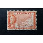 ВЕЛИКОБРИТАНИЯ \211вк\САРАВАК. КАРТА 1952