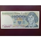 Польша 1000 злотых 1975 UNC
