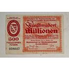 1923 год Германия 500 000 000 марок