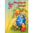 Подписанная открытка Польша "Пасха. Цыплята"