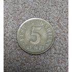 Эстония 5 сентов, 1991
