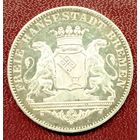 Вольный ганзейский город Бремен. 36 гротенов (1/2 бременских талера)1864