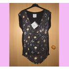 Шикарная блузка MIA F в пайетки, XL