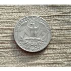 Werty71 США 1 квотер 25 центов 1/4 доллара 1965 Орёл