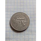 10 пенсов 1987 года. Джерси