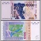 Нигер 10000 франков образца 2024 года UNC p618H