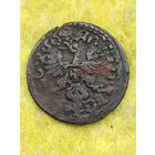 Солид (боратинка) 1664 г. польский герб. Ян II Казимир(3), без мц.