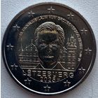 Люксембург 2 евро 2025 г. 25 лет со дня вступления на престол Великого герцога Анри