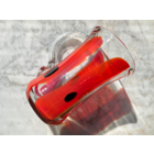 Ваза цветное стекло Львов винтаж