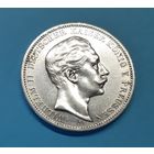 Германия. 1909 год. 3 марки. Вильгельм II. Серебро