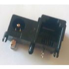 Разъём питания DC Jack штырьковый + RJ-11 5.0*1,7 mm гнездо