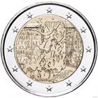 2 евро 2019 Франция 30 лет падения Берлинской стены UNC из ролла