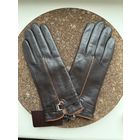 Перчатки новые женские Pitas, кожа, размер 6.5