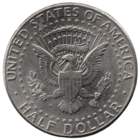 СОЕДИНЁННЫЕ ШТАТЫ АМЕРИКИ. 1/2 доллара 2001 D. Герб. Д. Кеннеди