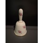 Колокольчик фарфор Цветы Розы  Англия Винтаж Staffordshire