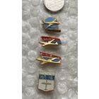 Значки ИЛ 18, 4 шт