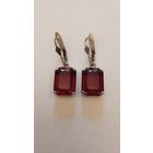 Серьги серебро 925 Агат