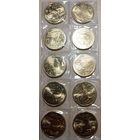 Австралия 1 доллар 2025 год, UNC. "Австралийские Большие Вещи. Набор 10 штук"