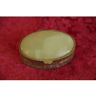 Шкатулка  ( накладка из Оникса )   3,5 см х5 см