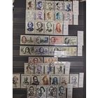 Лот полных серий Франции 50-х годов