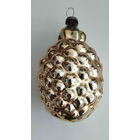 Елочная игрушка СССР. Ананас большой 10,5 см