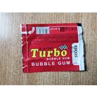 Вкладыш Turbo Rally 72 наклейки фантики авто auto турбо