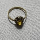 Колечко серебро 875 звезда