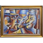 Горшковоз А.И Картон, масло, 1984г. Размер с рамой 57,5х43,5 см.