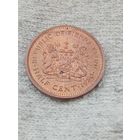 23. Распродажа коллекции! Сьерра Леоне 1/2 цента 1980 г. Редкая! UNC!