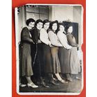 Фото девушек. Гомель. 1936 г. 9х12 см.