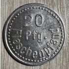 Монета 20 пфеннигов Федеральная железнодорожная служба социального обеспечения Кассель С рубля без МЦ.