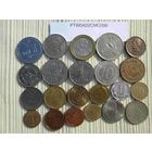 Сборный лот иностранных монет 22 монеты
