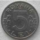 Румыния 5 лей 1993 г.