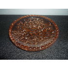 Антикварная Пепельница 30-ые гг. Старая Европа Цветное Стекло Ручной Работы