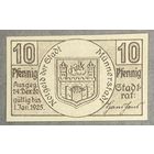 Нотгельд , 10 пфеннигов, Мюннерштадт 1920 год. Веймарская республика