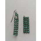 Серьги серебро 875 пробы СССР на запчасти