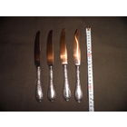 Столовые ножи МНЦ мельхиор 4 шт.С рубля.