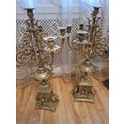 Шикарные парные канделябы 67см из Франции