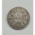 1 марка 1886г Германия