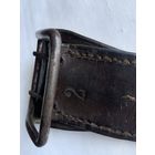 Кож.ремень  нач.комсостава РККА ещё на железной рамке и коваными шпеньками и РЕДКИМ клеймом размера"2"!