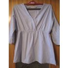 Кофточка трикотажная голубая