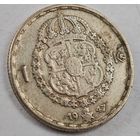 1947 год крона Швеция  серебро