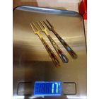 Вилки 3 шт, серебро , для лимона