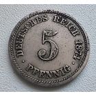 Германия 5 пфеннигов, 1874 А  2-1-1