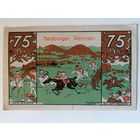 Германия, нотгельды, 75 пфеннигов 1921 год, выпуск города Гарцбург, состязания кентавров