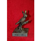 Статуэтка "заёбушек" , бронза на мраморе