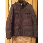 Стильная мужская куртка на 44-46 размер на зиму или холодную осень. Красивый серо-болотный цвет. Замеры: ПОгруди 55 см, длина 70 см, длина 70 см, длина рукава 63 см + около 4 см манжет.